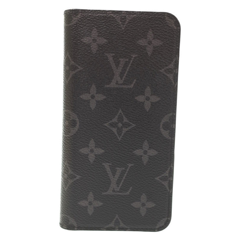 Louis Vuitton Eclipse Black Iphone Case Folio Monogram
